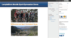 Desktop Screenshot of moodle.sportgymnasium.ch